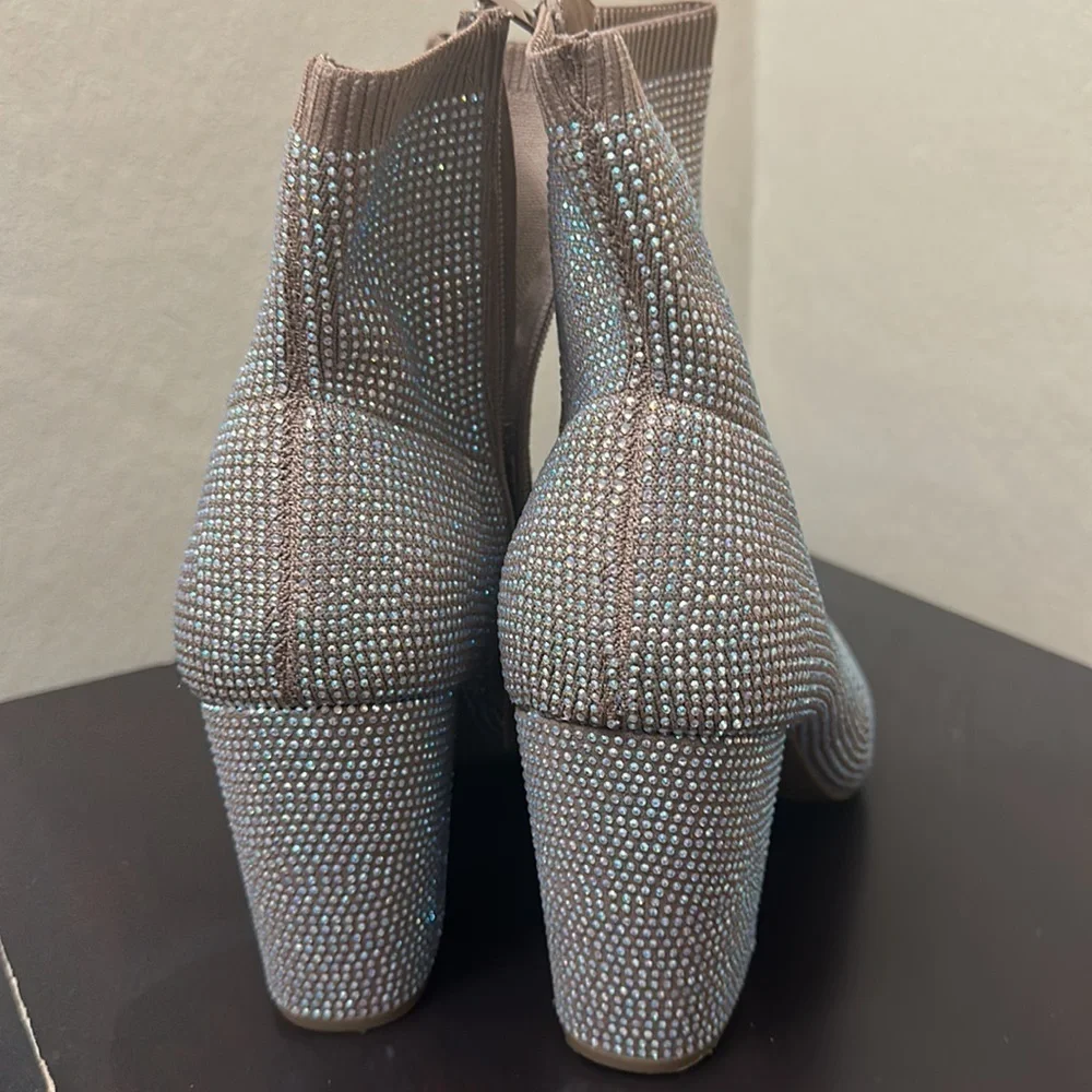 Torrid 11 STRETCH KNIT EMBELLISHED BOOTIE (WW)